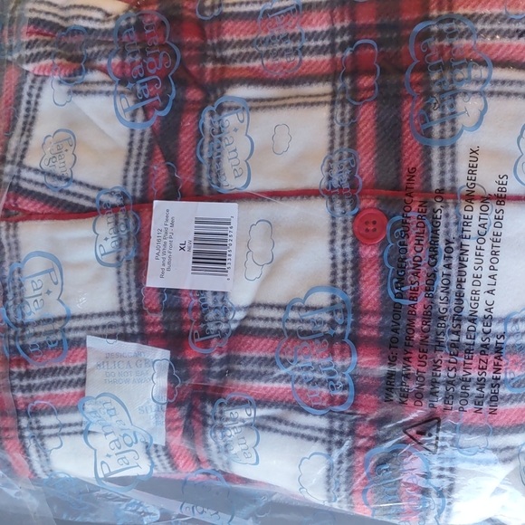 PajamaGram | Men's Flannel Plaid Pj's Size XL NWT - Picture 5 of 5